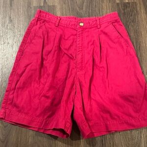 St. John's Bay Vibrant Red Pink Vintage Shorts